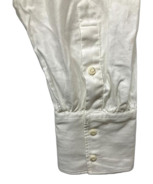 MACPHEE（マカフィー）MACPHEE (マカフィー) コットンモールスキン バンドカラーチュニックシャツ ホワイト サイズ:36の古着・服飾アイテム