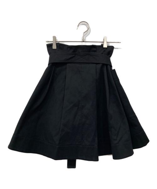 BALENCIAGA（バレンシアガ）BALENCIAGA (バレンシアガ) ラップスカート ブラック サイズ:34の古着・服飾アイテム