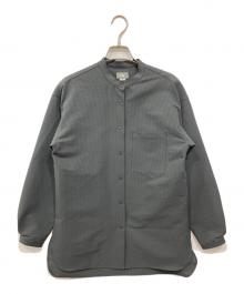 THE NORTH FACE（ザ ノース フェイス）の古着「シアサッカーオーバーシャツ」｜グレー