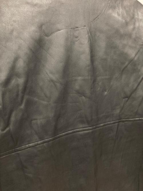 FREAK'S STORE（フリークスストア）FREAK'S STORE (フリークスストア) スムースレザーシャツジャケット ブラック サイズ:Fの古着・服飾アイテム