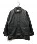 FREAK'S STORE（フリークスストア）の古着「スムースレザーシャツジャケット」｜ブラック