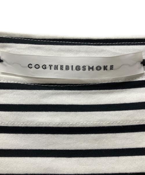 COGTHEBIGSMOKE（コグザビッグスモーク）COGTHEBIGSMOKE (コグザビッグスモーク) バスクシャツ ホワイト サイズ:FREEの古着・服飾アイテム