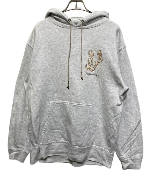 BEAMS（ビームス）BEAMS (ビームス) ヨルシカ (ヨルシカ) コラボパーカー グレー サイズ:Lの古着・服飾アイテム