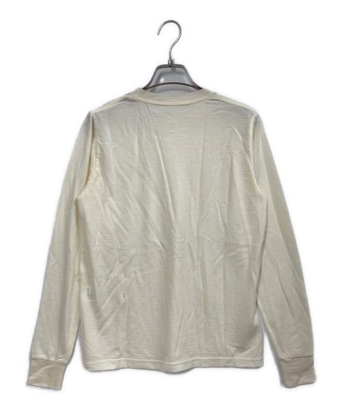 HYKE（ハイク）HYKE (ハイク) WOOL LONG SLEEVE TEE アイボリー サイズ:S 未使用品の古着・服飾アイテム