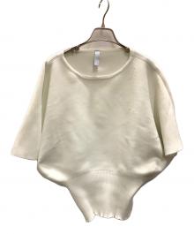 CFCL（シーエフシーエル）の古着「POTTERY SHORT SLEEVE ROUND TOP　CFCL（シーエフシーエル）CF001KN014」｜ホワイト