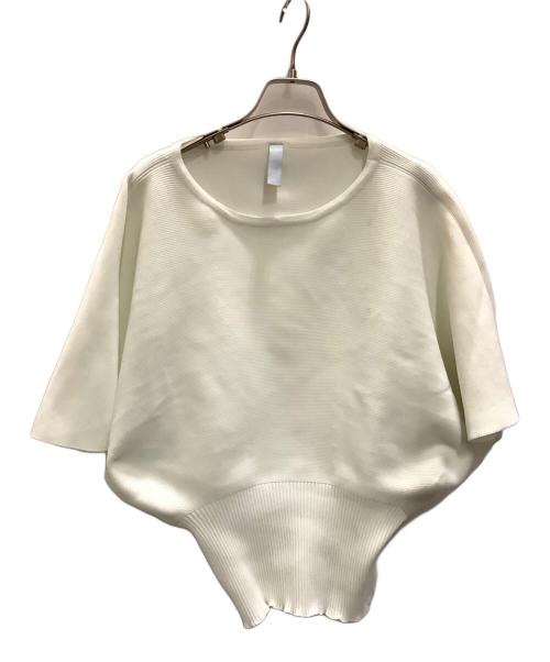 CFCL（シーエフシーエル）CFCL (シーエフシーエル) POTTERY SHORT SLEEVE ROUND TOP　CFCL（シーエフシーエル）CF001KN014 ホワイト サイズ:freeの古着・服飾アイテム