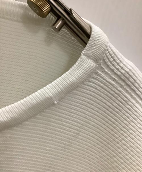 CFCL（シーエフシーエル）CFCL (シーエフシーエル) POTTERY SHORT SLEEVE ROUND TOP　CFCL（シーエフシーエル）CF001KN014 ホワイト サイズ:freeの古着・服飾アイテム