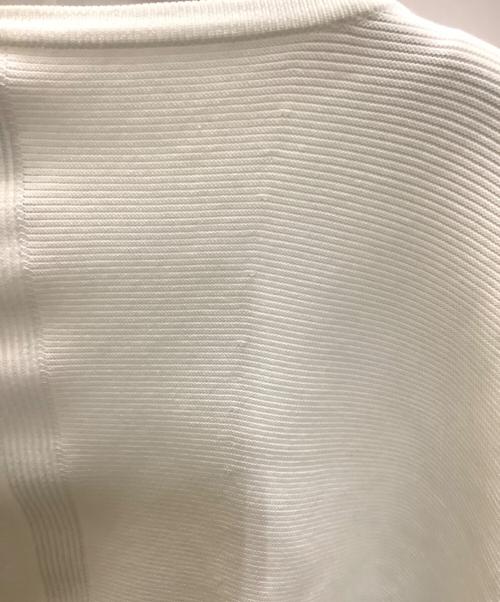 CFCL（シーエフシーエル）CFCL (シーエフシーエル) POTTERY SHORT SLEEVE ROUND TOP　CFCL（シーエフシーエル）CF001KN014 ホワイト サイズ:freeの古着・服飾アイテム