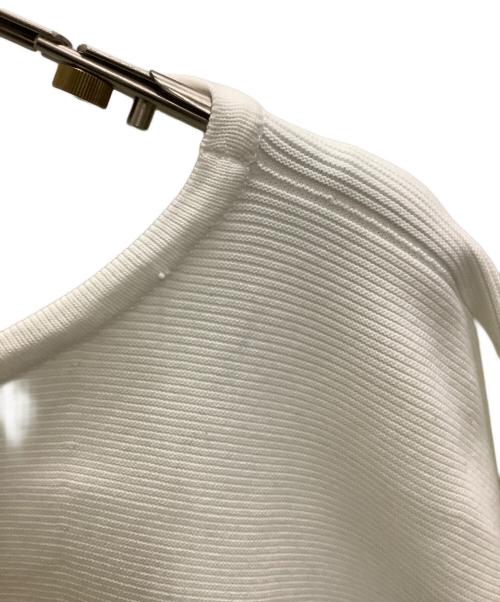 CFCL（シーエフシーエル）CFCL (シーエフシーエル) POTTERY SHORT SLEEVE ROUND TOP　CFCL（シーエフシーエル）CF001KN014 ホワイト サイズ:freeの古着・服飾アイテム