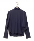 Mame Kurogouchiマメクロゴウチ）の古着「2WAYドルマンブラウス」｜ネイビー
