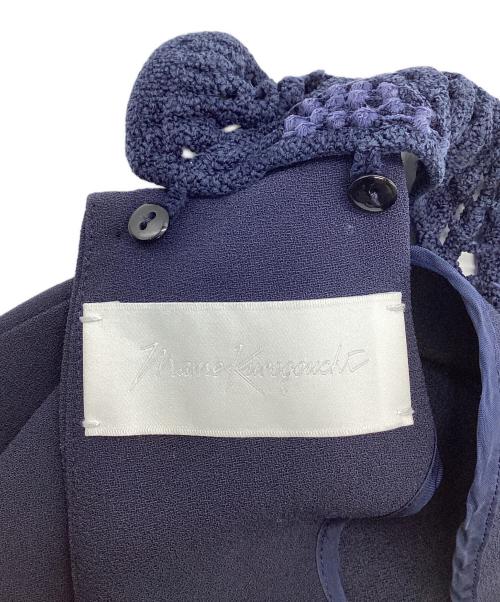 Mame Kurogouchi（マメクロゴウチ）Mame Kurogouchi (マメクロゴウチ) 2WAYドルマンブラウス ネイビー サイズ:1の古着・服飾アイテム