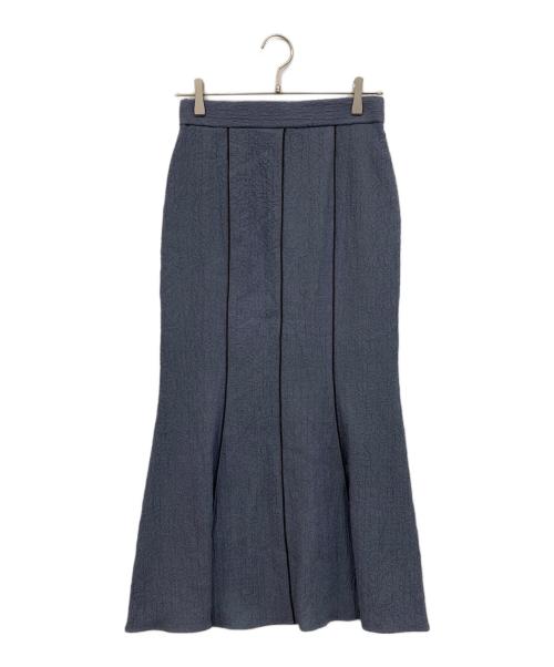 MURRAL（ミューラル）MURRAL (ミューラル) アンイーブンネススカート ライトブルー サイズ:2の古着・服飾アイテム