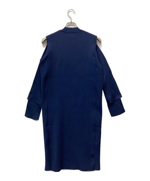 AKIRA NAKA（アキラナカ）AKIRA NAKA (アキラナカ) Bella ribbon dress ネイビー サイズ:36の古着・服飾アイテム