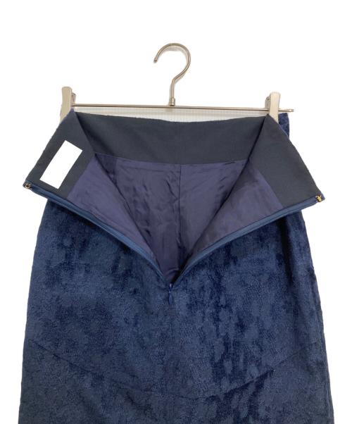 Mame Kurogouchi（マメクロゴウチ）mame kurogouchi (マメクロゴウチ) Floral Jacquard Skirt ネイビー サイズ:1の古着・服飾アイテム