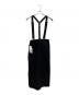 THE RERACS (ザ リラクス) SUSPENDER PENCIL SKIRT ブラック サイズ:36：14000円