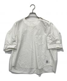 sacai（サカイ）の古着「Thomas Mason Cotton Poplin Pullover」｜ホワイト