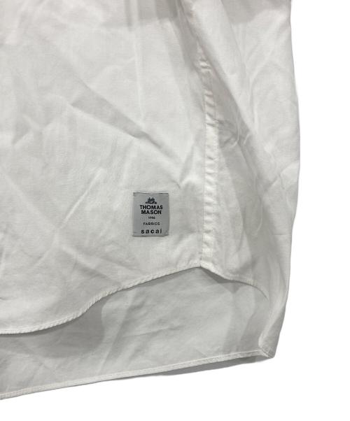 sacai（サカイ）sacai (サカイ) Thomas Mason Cotton Poplin Pullover ホワイト サイズ:1の古着・服飾アイテム