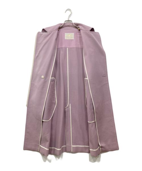 GRACE CLASS（グレースクラス）GRACE CLASS (グレースクラス) コットンライダースコート パープル サイズ:36の古着・服飾アイテム