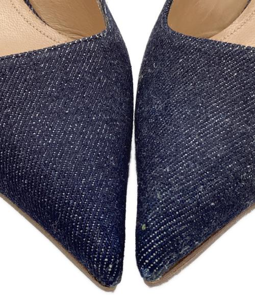 PELLICO（ペリーコ）PELLICO (ペリーコ) SLINGBACK HEEL DENIM インディゴ サイズ:37の古着・服飾アイテム