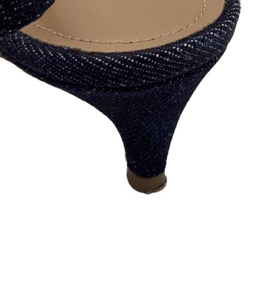 PELLICO（ペリーコ）PELLICO (ペリーコ) SLINGBACK HEEL DENIM インディゴ サイズ:37の古着・服飾アイテム