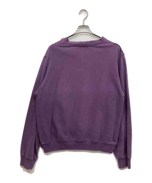 stussy（ステューシー）stussy (ステューシー) ロゴスウェット パープル サイズ:Lの古着・服飾アイテム