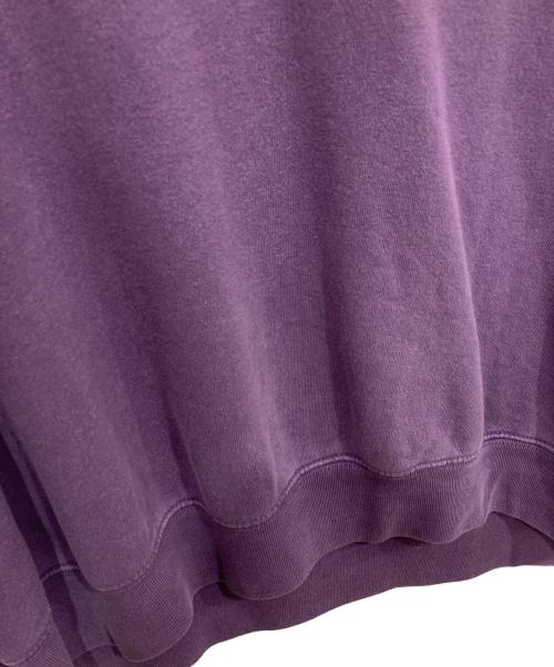stussy（ステューシー）stussy (ステューシー) ロゴスウェット パープル サイズ:Lの古着・服飾アイテム