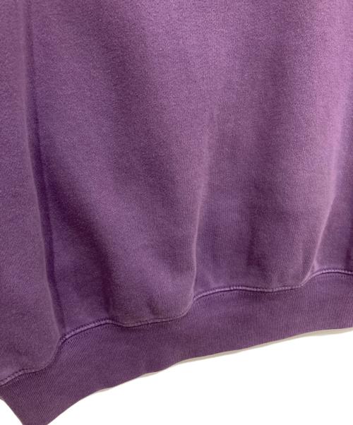 stussy（ステューシー）stussy (ステューシー) ロゴスウェット パープル サイズ:Lの古着・服飾アイテム