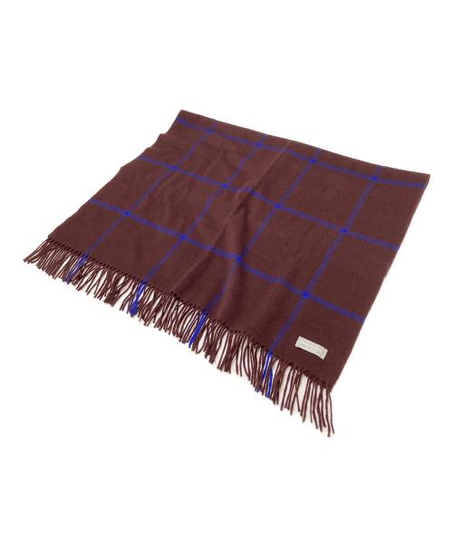 JOSHUA ELLIS（ジョシュア エリス）JOSHUA ELLIS (ジョシュア エリス) 大判カシミヤストール ブラウン サイズ:下記参照の古着・服飾アイテム