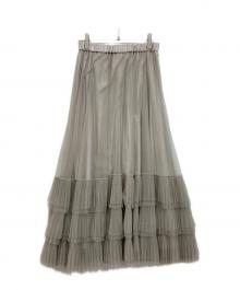 Diagram（ダイアグラム）の古着「ボリュームチュールスカート」｜グレー