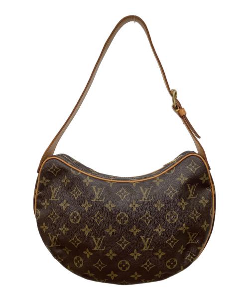 LOUIS VUITTON（ルイ ヴィトン）LOUIS VUITTON (ルイ ヴィトン) クロワッサンMM　モノグラム　ショルダーバッグ ブラウンの古着・服飾アイテム