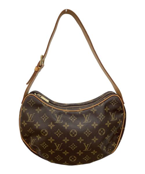 LOUIS VUITTON（ルイ ヴィトン）LOUIS VUITTON (ルイ ヴィトン) クロワッサンMM　モノグラム　ショルダーバッグ ブラウンの古着・服飾アイテム