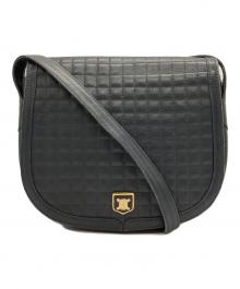 CELINE（セリーヌ）の古着「キルティングショルダーバッグ」｜ネイビー