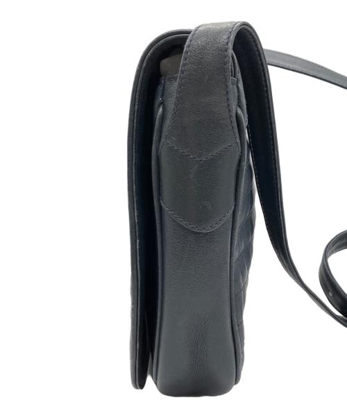 CELINE（セリーヌ）CELINE (セリーヌ) キルティングショルダーバッグ ネイビーの古着・服飾アイテム