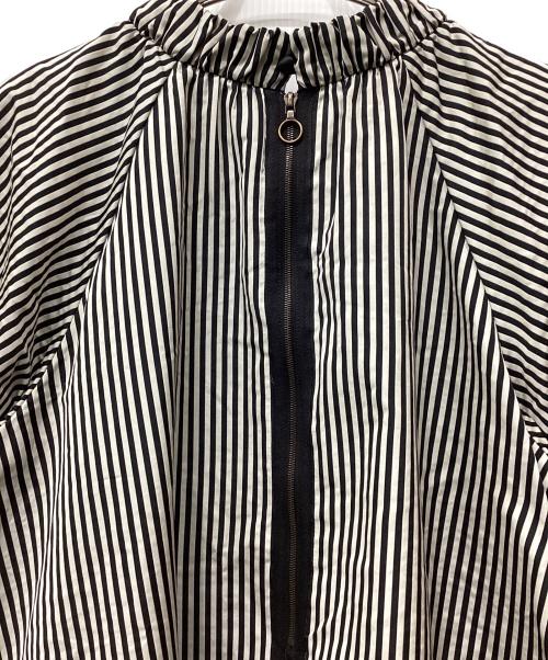 leur logette（ルールロジェット）leur logette (ルールロジェット) ストライプジャガードドレス ブラック サイズ:1の古着・服飾アイテム