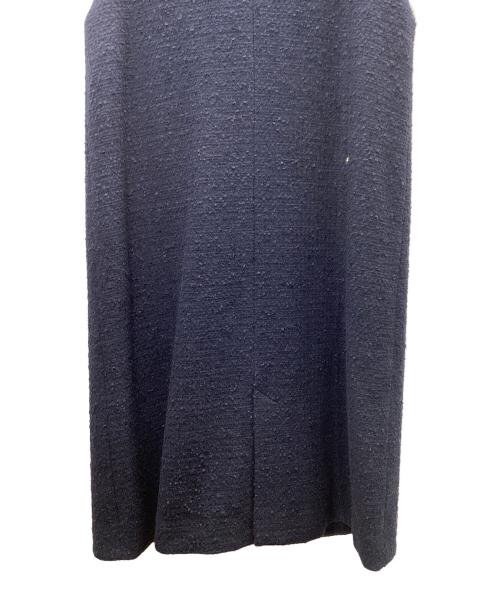 MUVEIL（ミュベール）MUVEIL (ミュベール) ツイードベストワンピース ネイビー サイズ:38 未使用品の古着・服飾アイテム