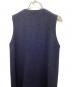 中古・古着 MUVEIL (ミュベール) ツイードベストワンピース ネイビー サイズ:38 未使用品：18000円