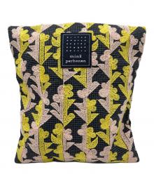 mina perhonen（ミナ ペルホネン）の古着「twin flower pocket bag / ツイン フラワー ポケットバッグ」｜ネイビー