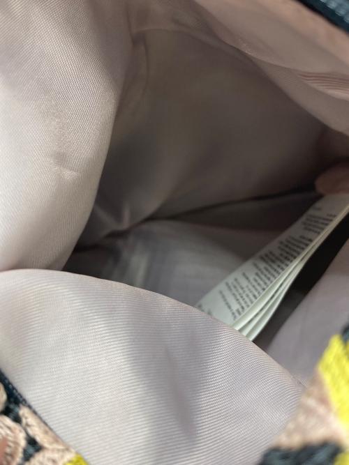 mina perhonen（ミナ ペルホネン）mina perhonen (ミナ ペルホネン) twin flower pocket bag / ツイン フラワー ポケットバッグ ネイビー サイズ:　の古着・服飾アイテム