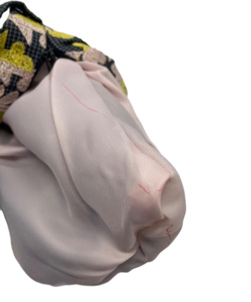 mina perhonen（ミナ ペルホネン）mina perhonen (ミナ ペルホネン) twin flower pocket bag / ツイン フラワー ポケットバッグ ネイビー サイズ:　の古着・服飾アイテム