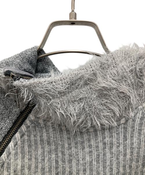 ANDERSSON BELL（アンダーソンベル）ANDERSSON BELL (アンダーソンベル) TIGHT RIBBED COMBINATION HOODIE グレー サイズ:Sの古着・服飾アイテム