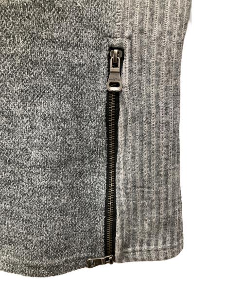 ANDERSSON BELL（アンダーソンベル）ANDERSSON BELL (アンダーソンベル) TIGHT RIBBED COMBINATION HOODIE グレー サイズ:Sの古着・服飾アイテム