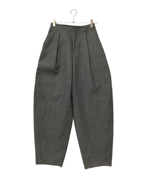 LOHEN（ローヘン）LOHEN (ローヘン) デニムライクフォルムパンツ グレー サイズ:36の古着・服飾アイテム