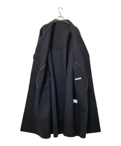 LOHEN（ローヘン）LOHEN (ローヘン) ロングタイロッケンウールリバーコート ブラック サイズ:Fの古着・服飾アイテム