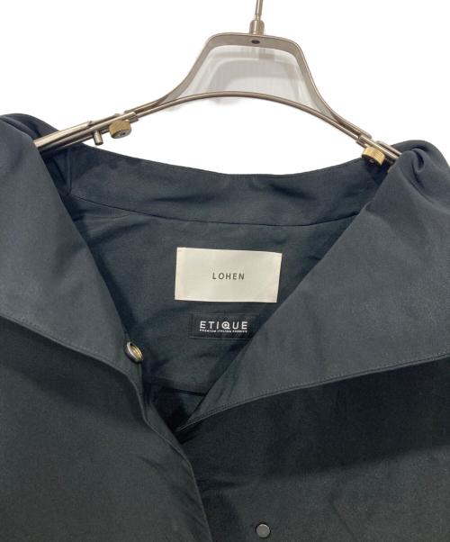 LOHEN（ローヘン）LOHEN (ローヘン) ETIQUE TOPPER CORT/タフタコート ブラック サイズ:FREEの古着・服飾アイテム