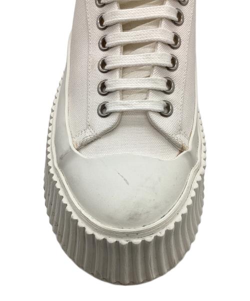 JIL SANDER（ジルサンダー）JIL SANDER (ジルサンダー) VULCANIZED Sneakers ホワイト サイズ:37の古着・服飾アイテム