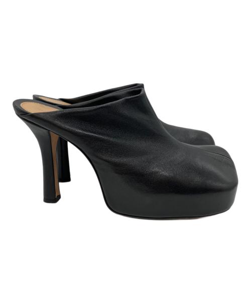 BOTTEGA VENETA（ボッテガベネタ）BOTTEGA VENETA (ボッテガベネタ) ザ・ボルド ミュールサンダル ブラック サイズ:37の古着・服飾アイテム