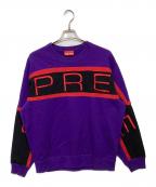 SUPREMEシュプリーム）の古着「PANELED CREWNECK」｜パープル