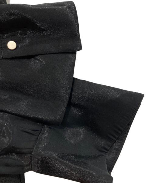 Snidel（スナイデル）Snidel (スナイデル) シアースリーブワンピース ブラックの古着・服飾アイテム