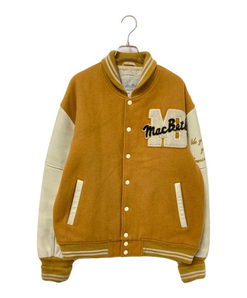 MACBETH（マクベス）MACBETH (マクベス) スタジャン オレンジ×アイボリー サイズ:Mの古着・服飾アイテム