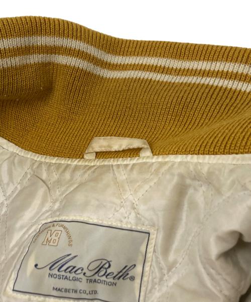 MACBETH（マクベス）MACBETH (マクベス) スタジャン オレンジ×アイボリー サイズ:Mの古着・服飾アイテム